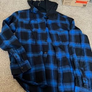 Mens hooded flannel ( pacsun )